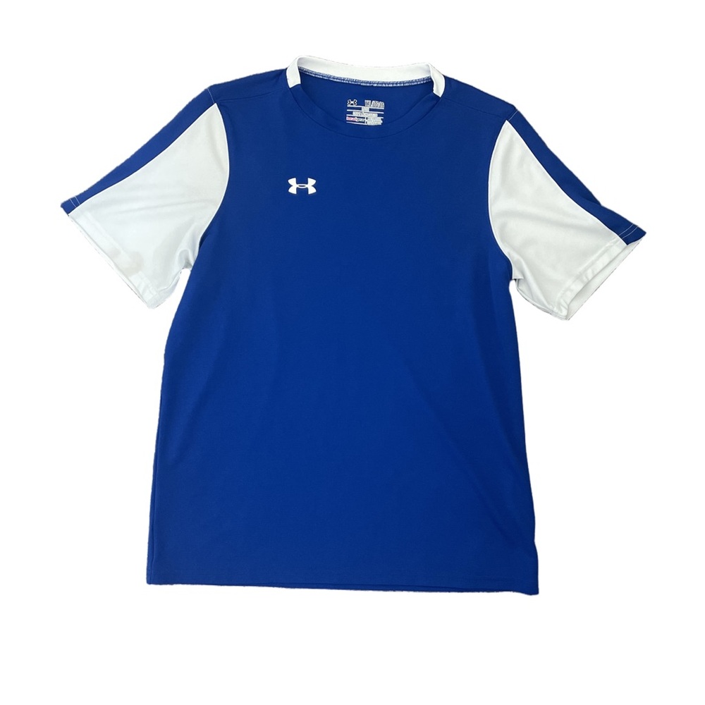 Under Armour Kids' Tees - Lime Green, Black, and Royal Blue - Picture 3 of 4